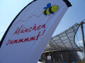 olympiahalle beach flagg muenchen summt c christiane frommelt sc exhibitions